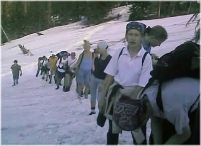 Spacerki po �niegu...